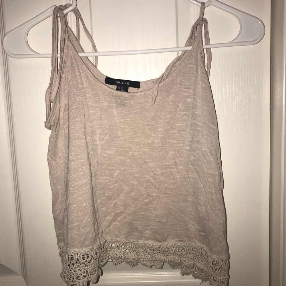 Tanktop with tie straps